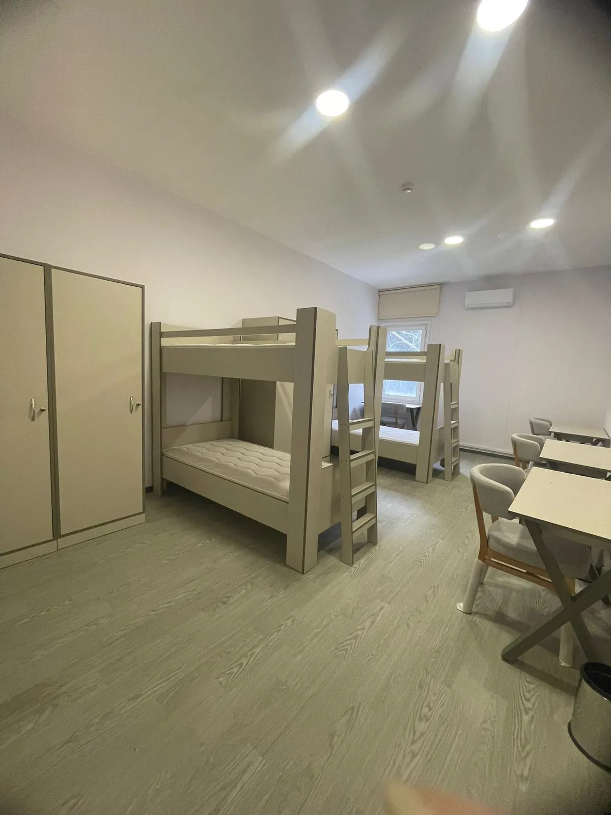 Views and comfortable facilities inside the female student dormitory in Istanbul