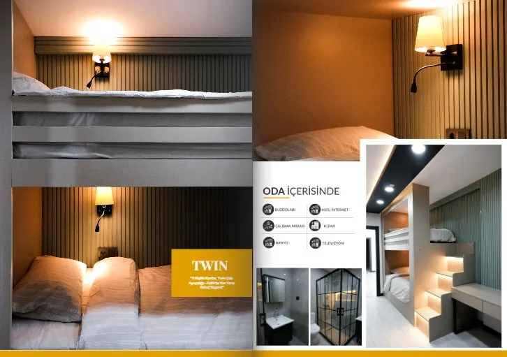 Luxury female student dormitory in Istanbul close to metro and tram